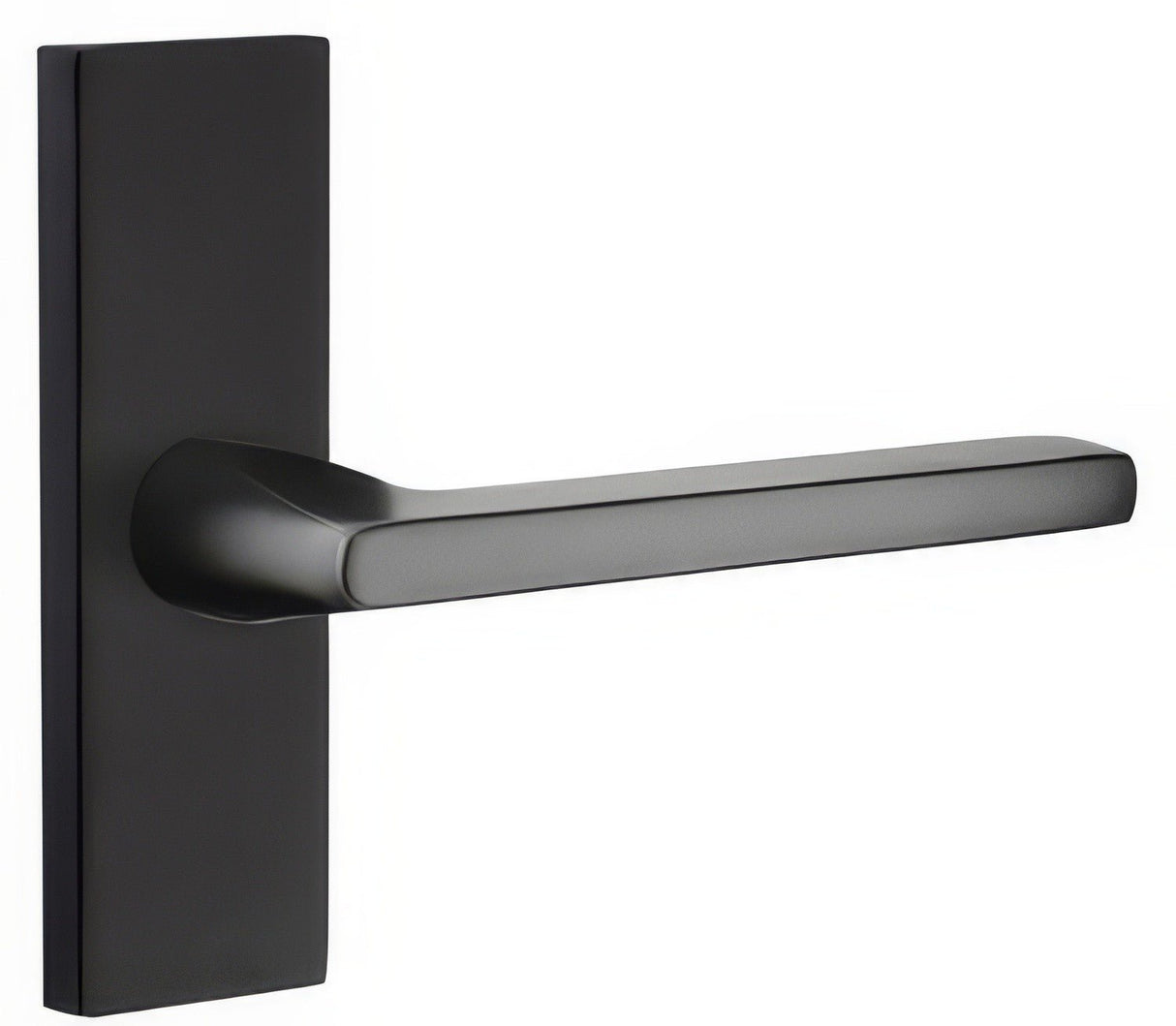 Emtek 5005HLOUS19LH flat black dummy door lever