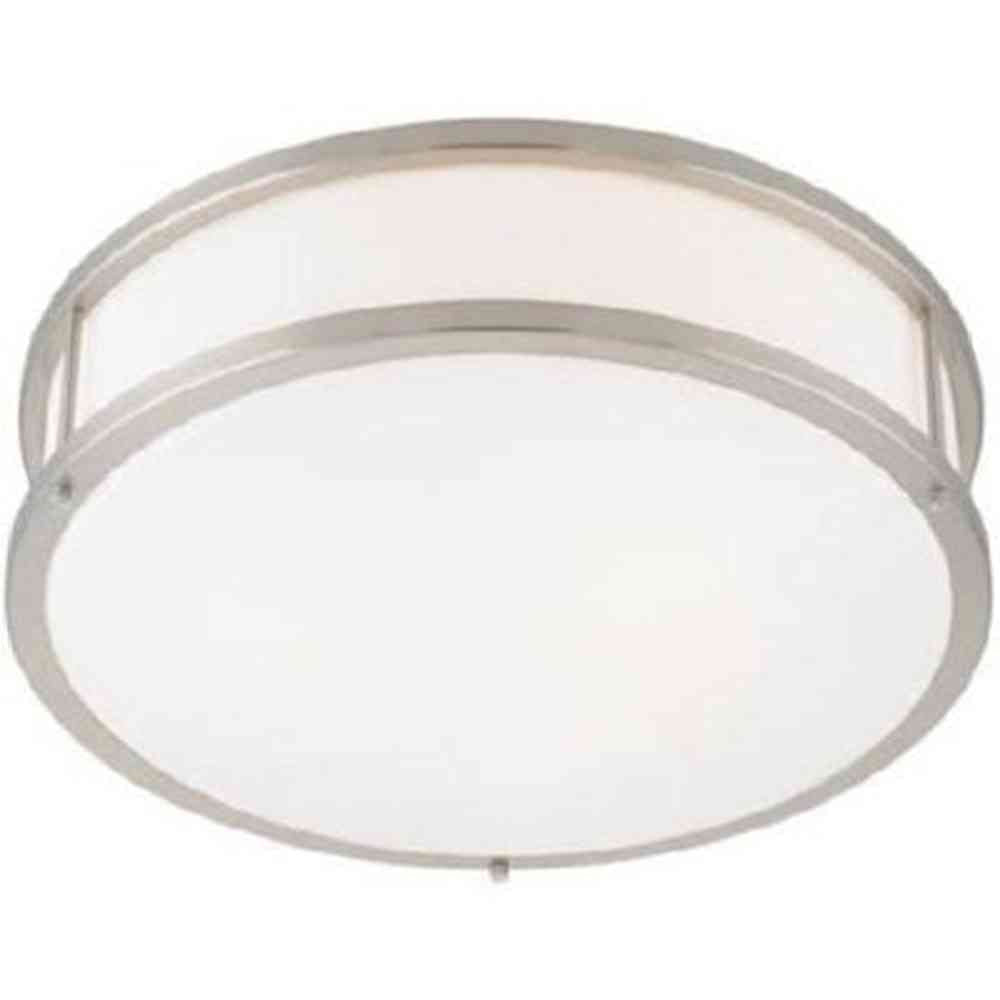 Access Lighting 50080LEDDLP-BS/OPL brushed steel led flushmount