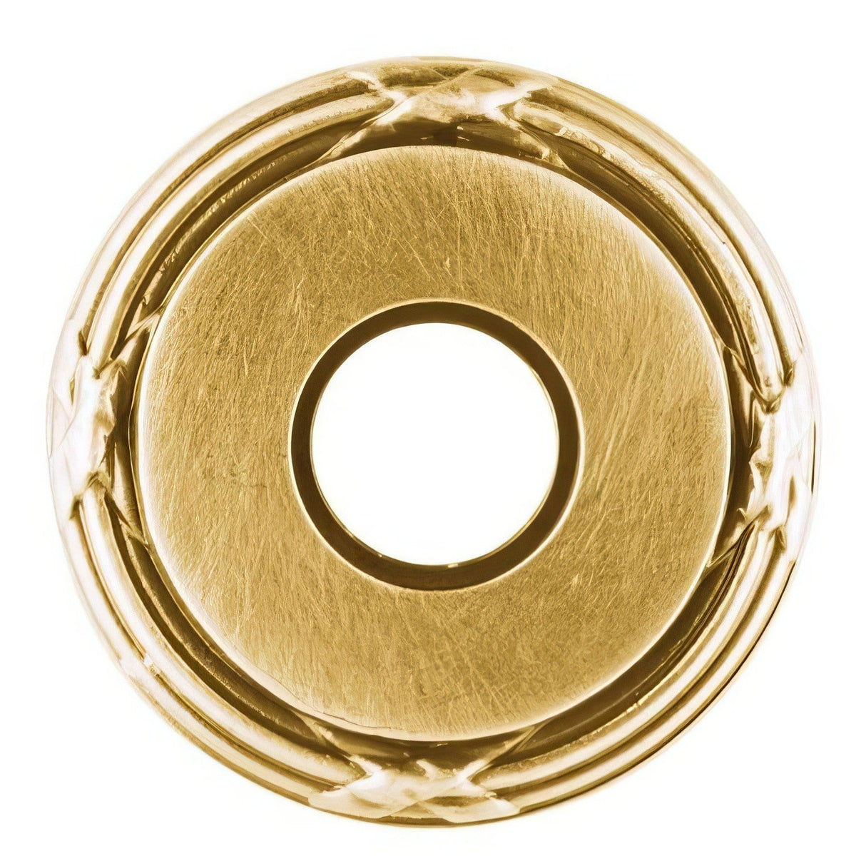 Baldwin 5021044 lifetime satin brass rosette