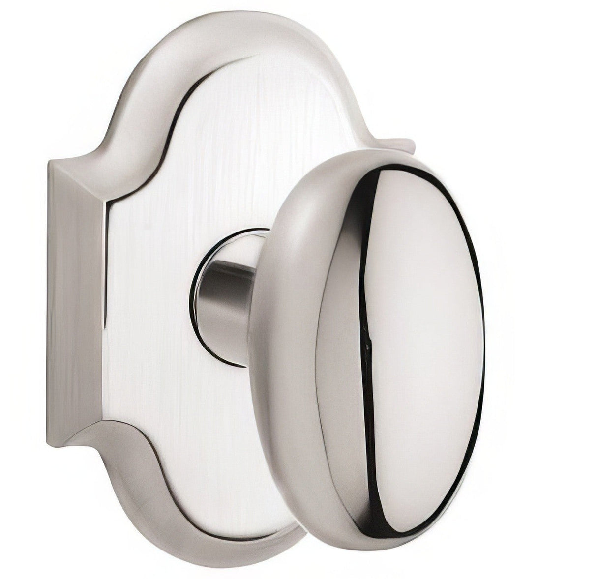 Baldwin 5024055MR Estate door knob in satin nickel, additional view