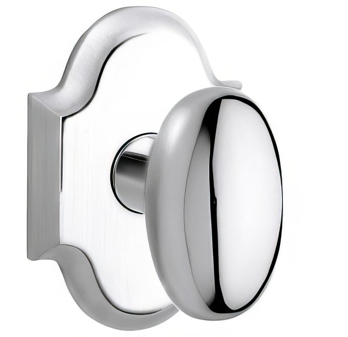 Baldwin 5024260MR Estate door knob in black, additional view