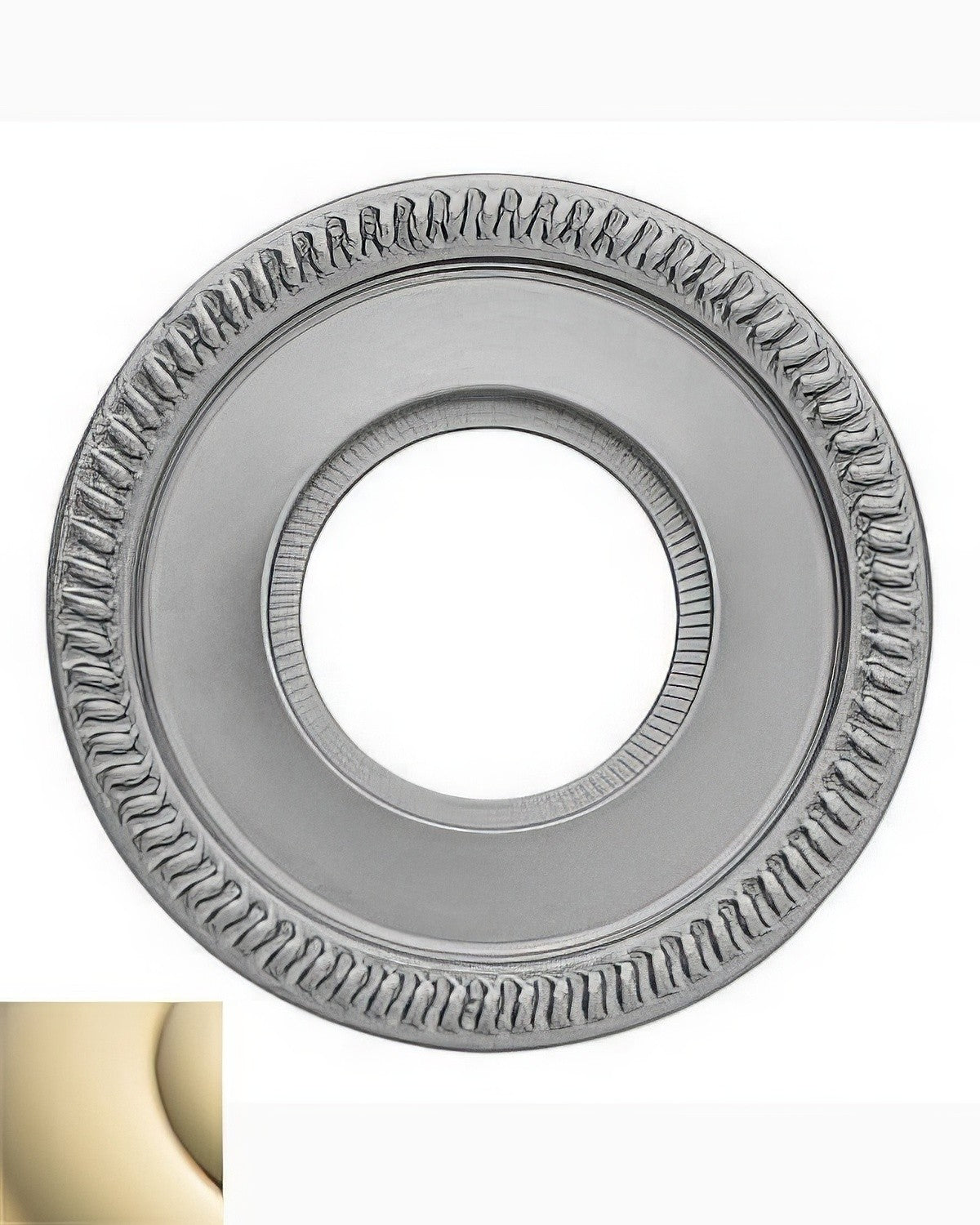 Baldwin 5035003IDM lifetime polished brass rosette
