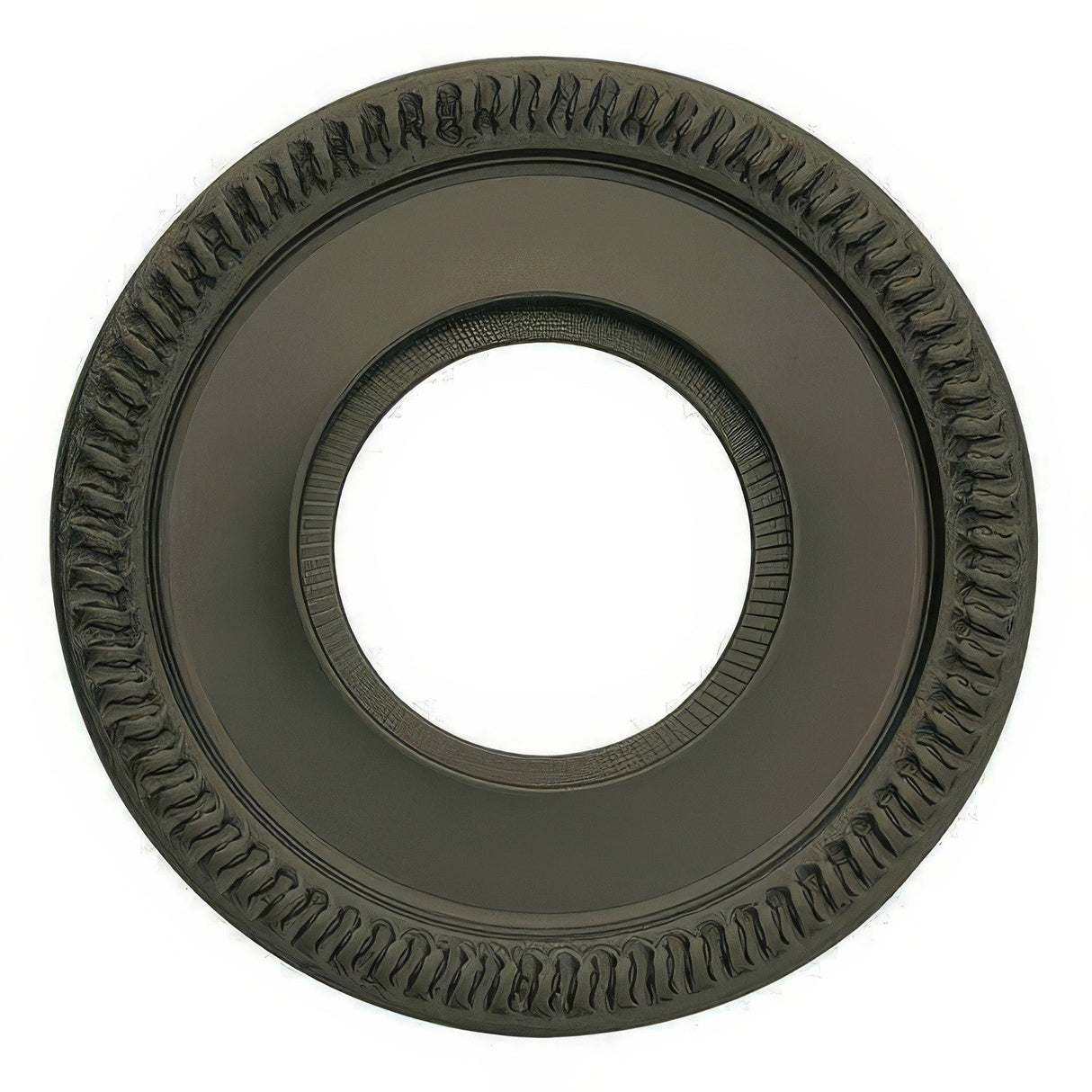 Baldwin 5035190FD satin black rosette