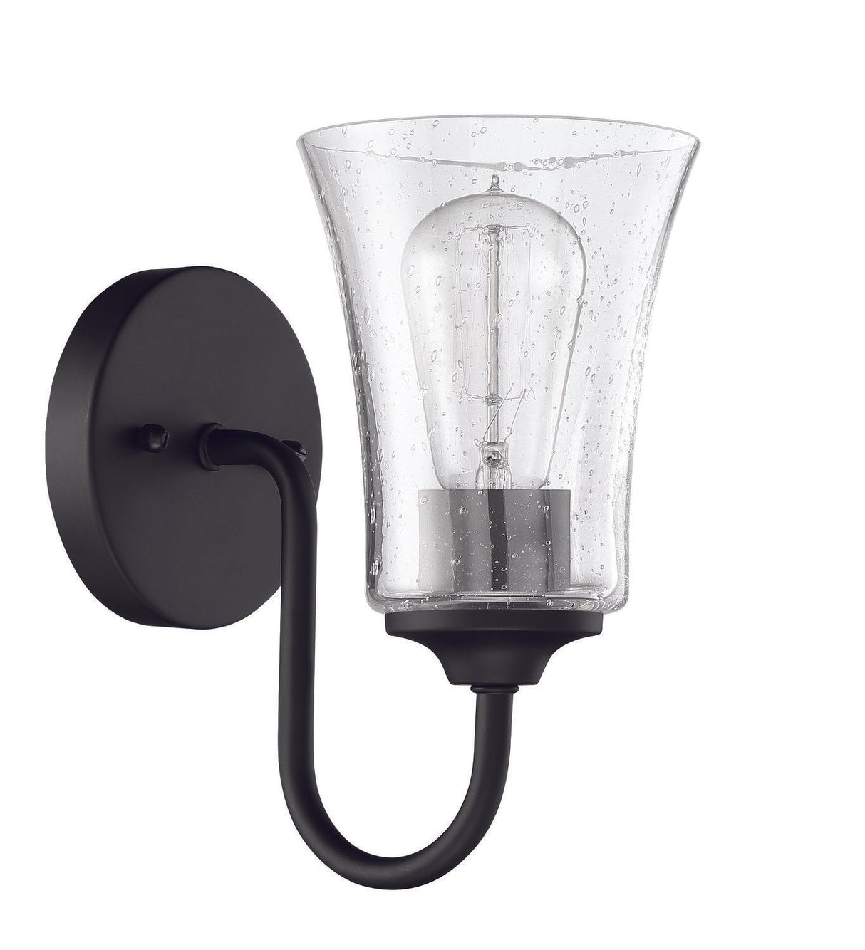 Craftmade 50401-FB flat black wall sconce