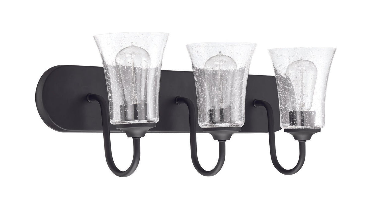 Craftmade 50403-FB flat black vanity