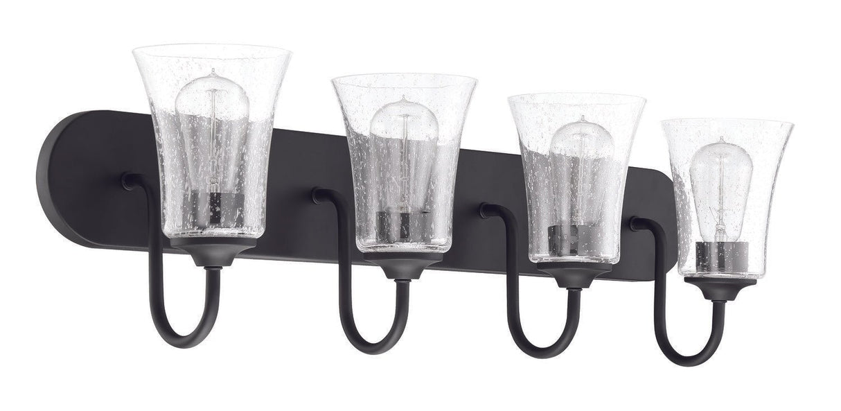 Craftmade 50404-FB flat black vanity
