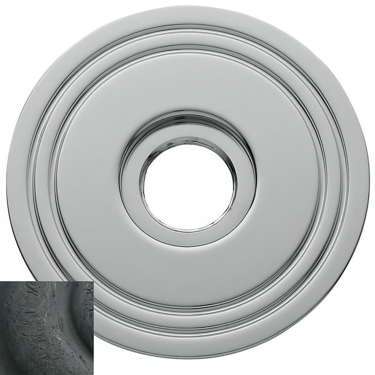 Baldwin 5047402 distressed oil rubbed bronze rosette