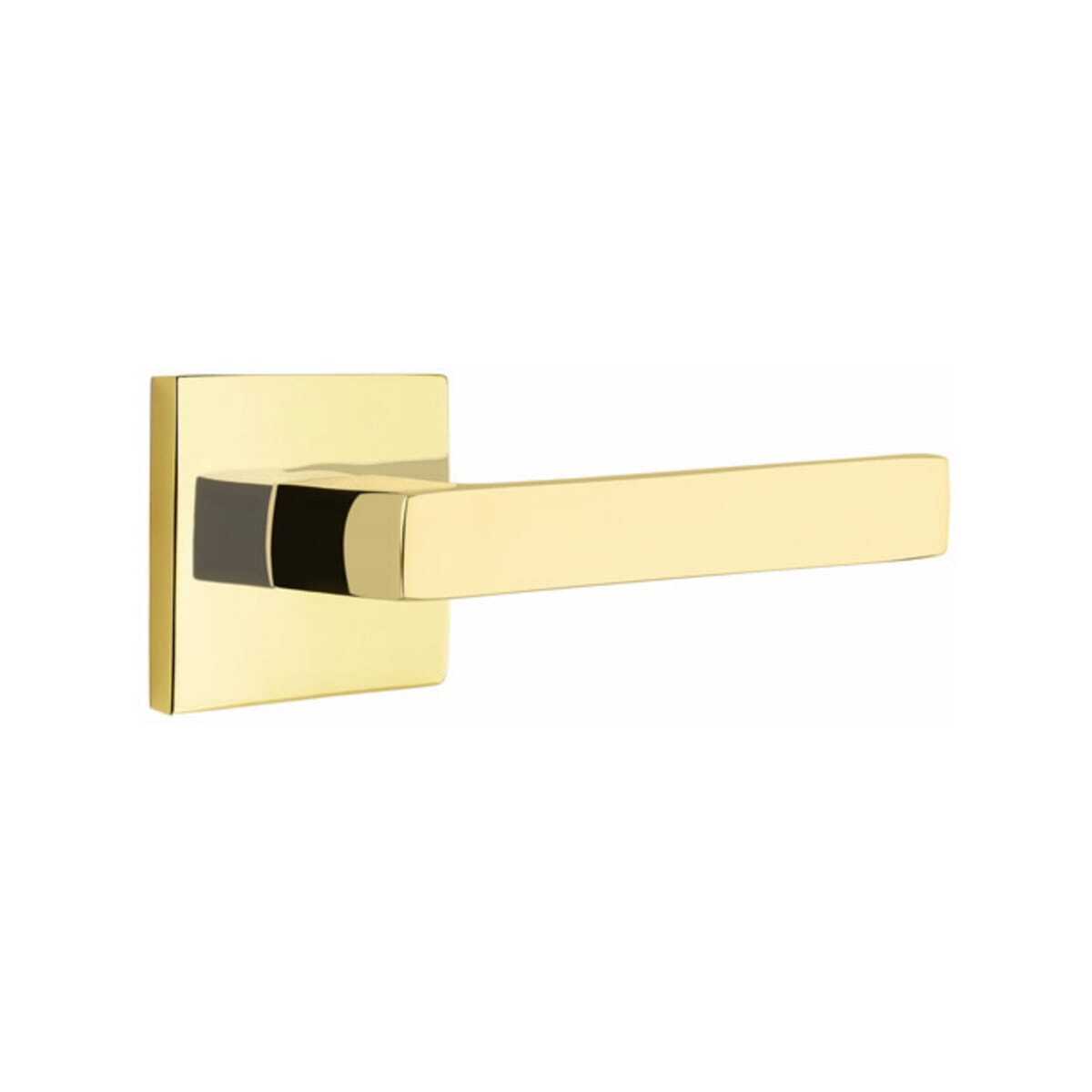 Emtek 5050DTUS3NL unlacquered brass dummy door lever