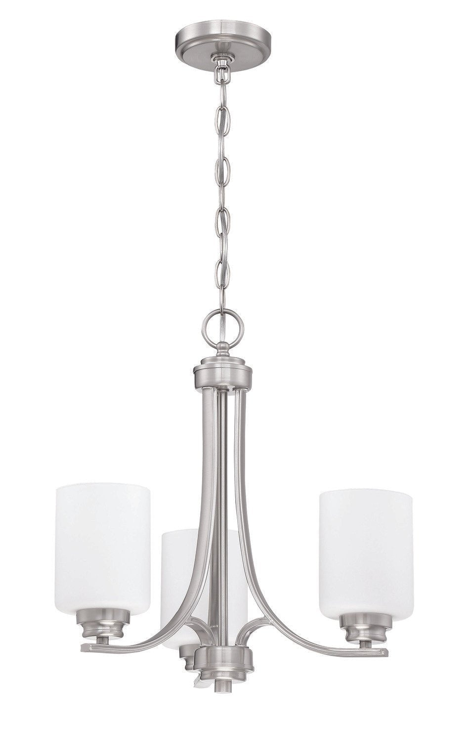 Craftmade 50523-BNK-WG brushed polished nickel chandelier