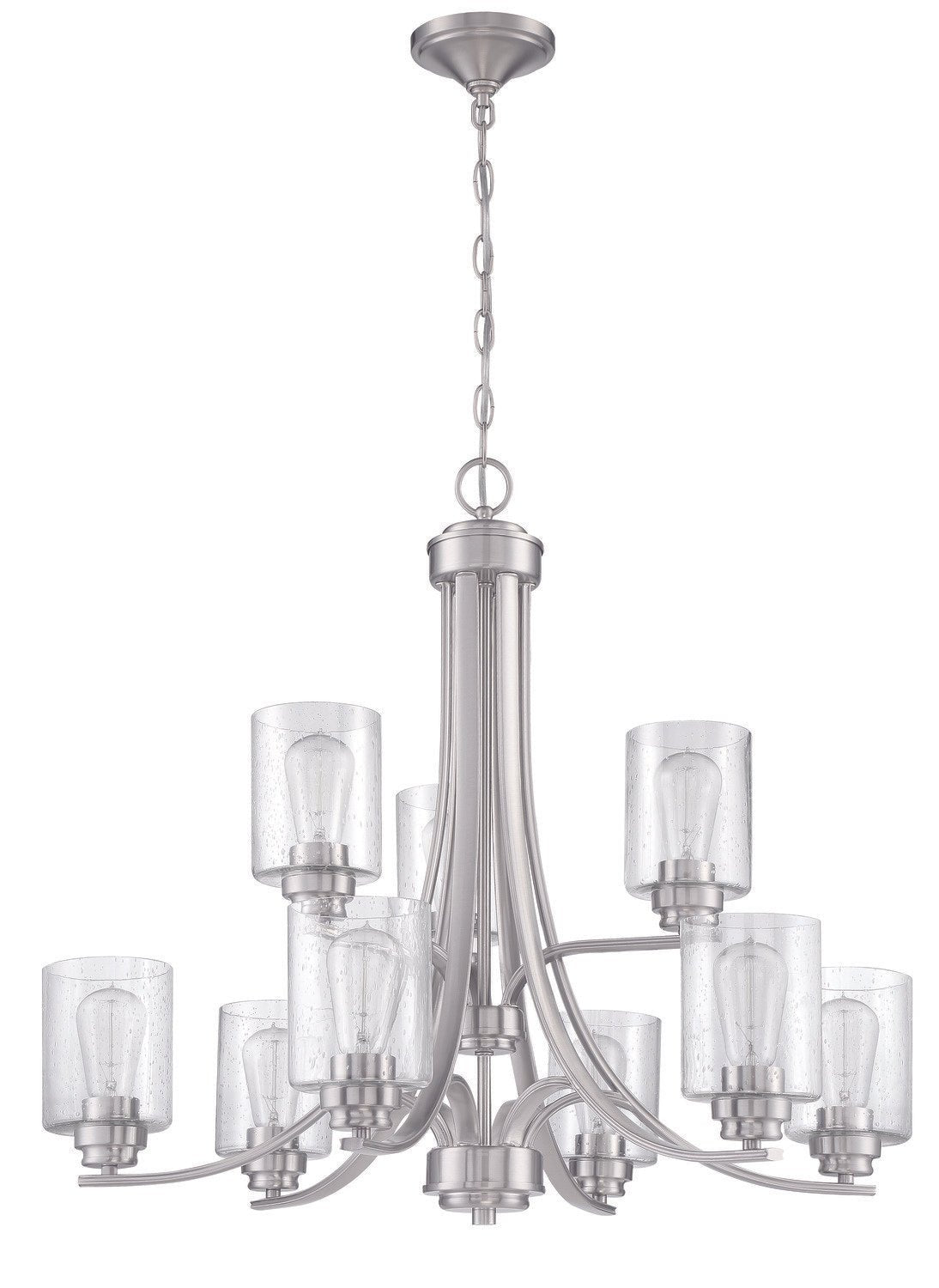 Craftmade 50529-BNK brushed polished nickel chandelier