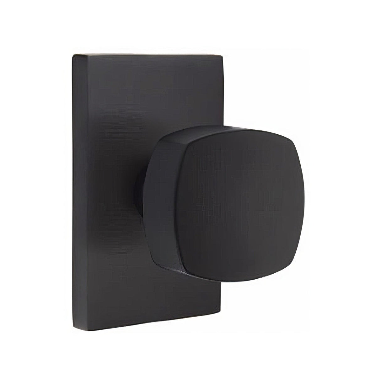 Emtek 5052FRKUS19 flat black dummy door knob