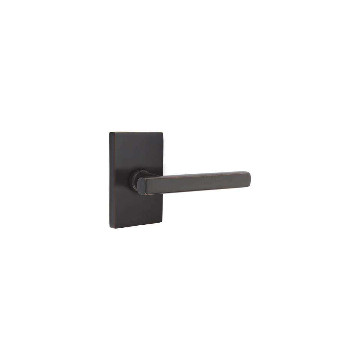 Emtek 5052FRLUS10B oil rubbed bronze dummy door lever