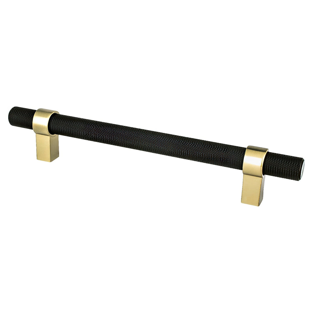 Berenson 5057-455MDB-P matte black / brushed gold bar cabinet pull