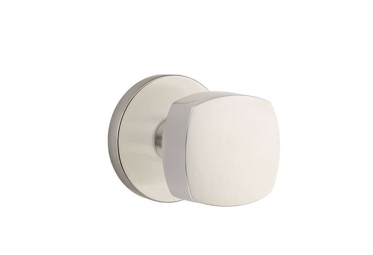 Emtek 5059FRKUS15 satin nickel dummy door knob