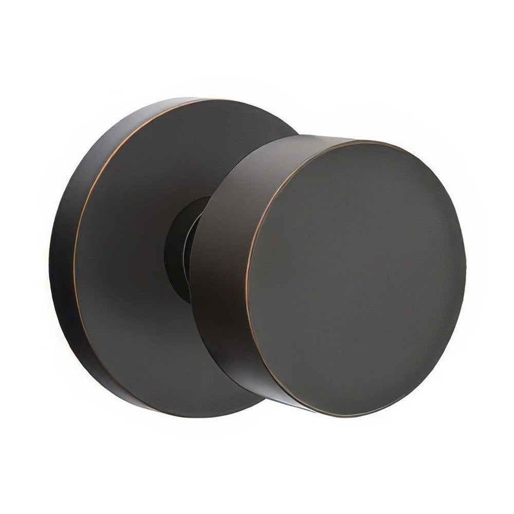 Emtek 5059ROUUS10B oil rubbed bronze pair dummy door knob