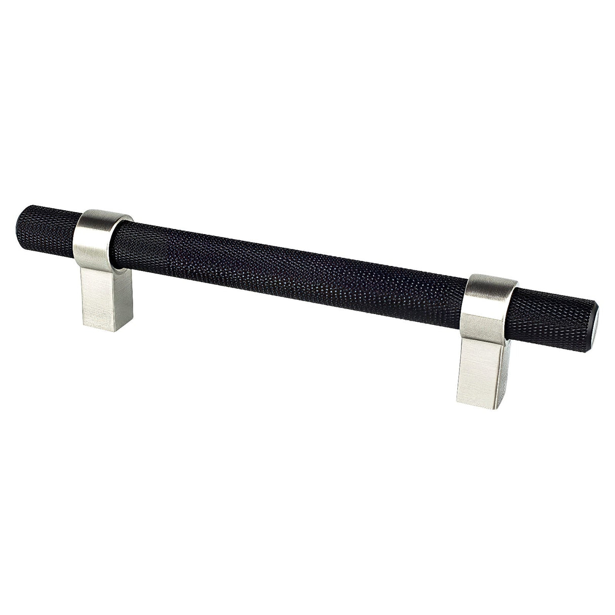 Berenson 5062-455BPN-P matte black / brushed nickel bar cabinet pull