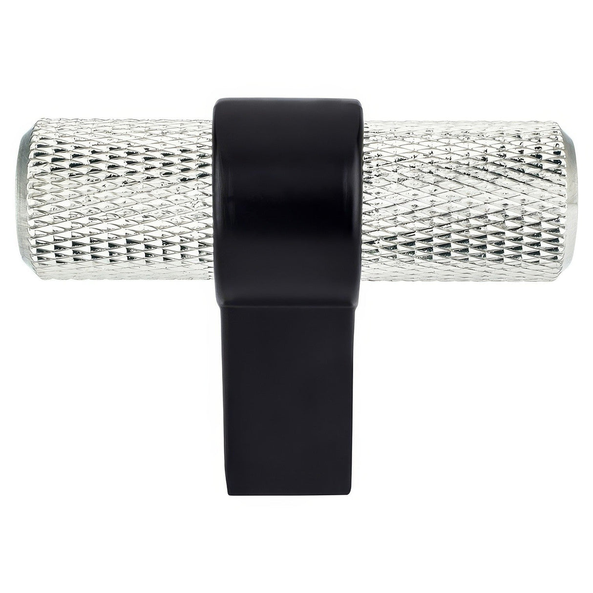 Berenson 5066-4BPN55-P brushed nickel and matte black t shaped cabinet knob