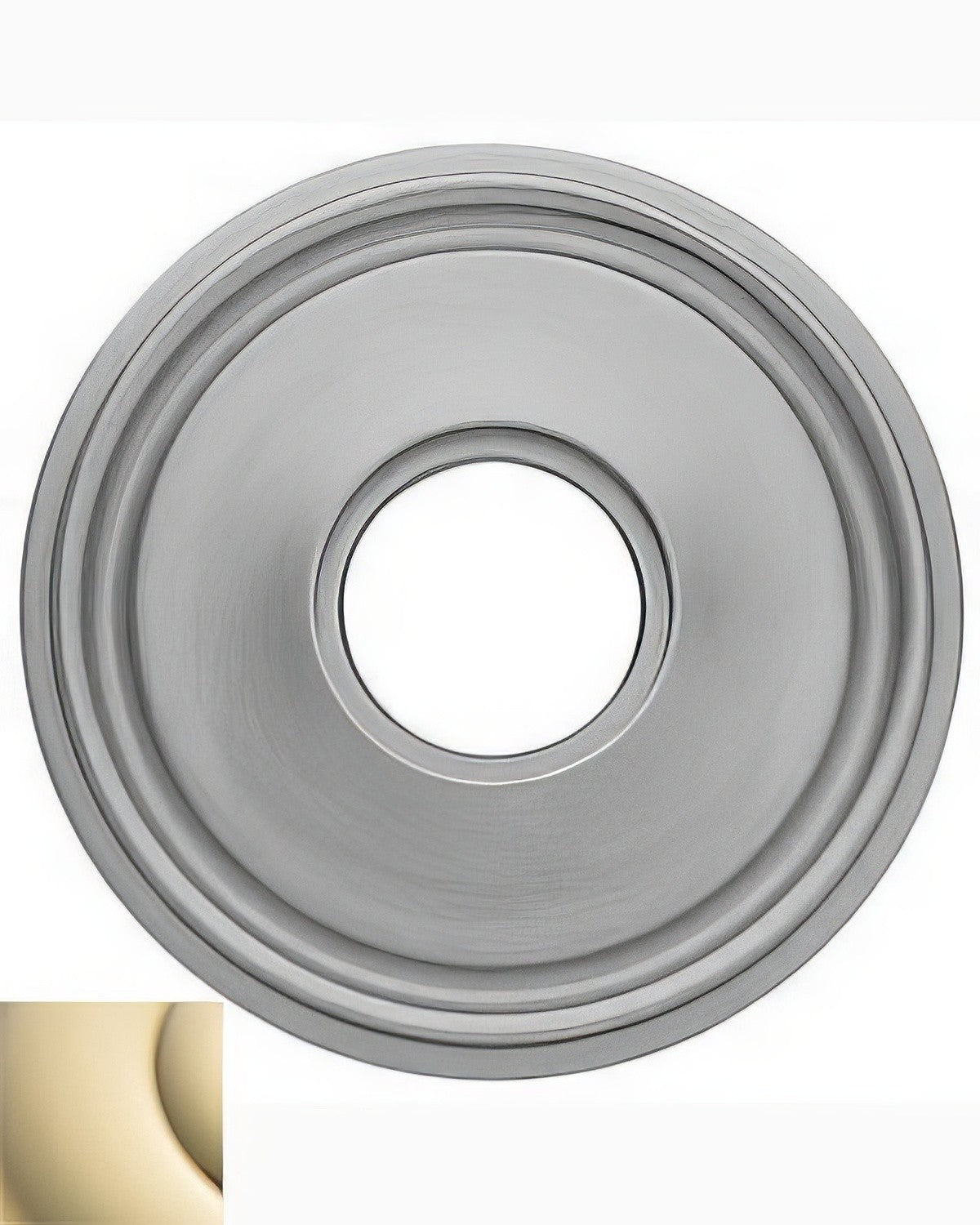 Baldwin 5070003IDM lifetime polished brass rosette