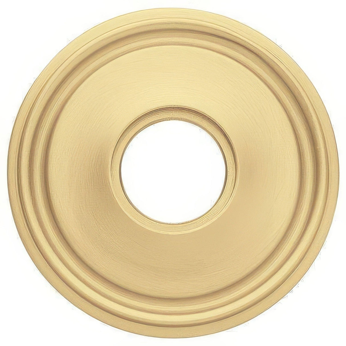Baldwin 5070060FD satin brass and brown rosette