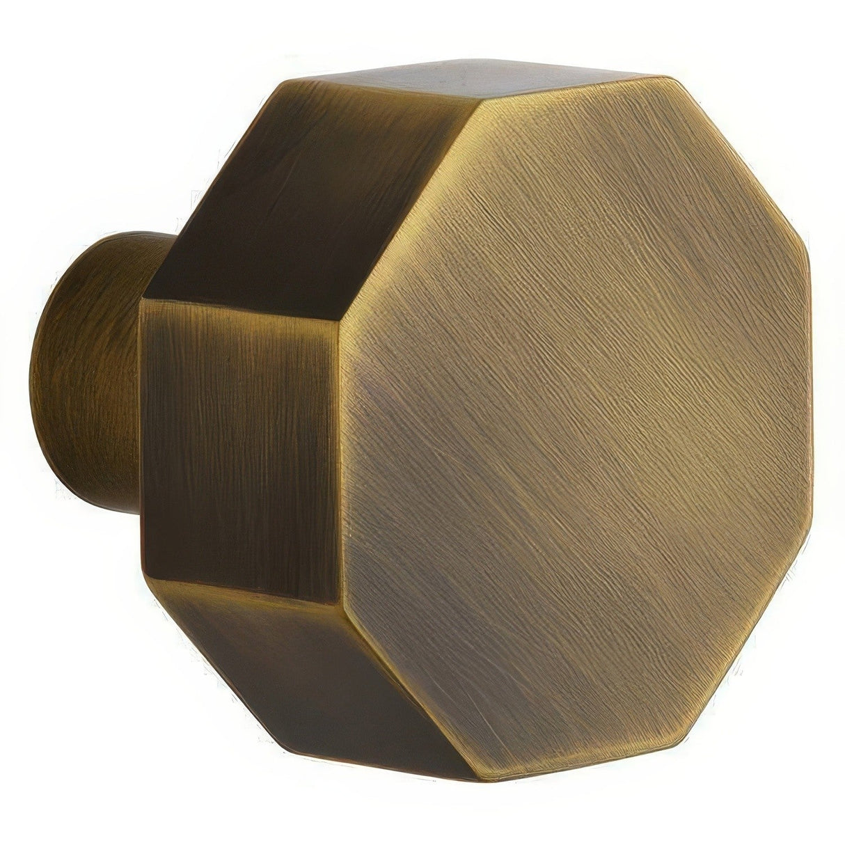 Baldwin 5073050IMR satin brass and black dummy door knob