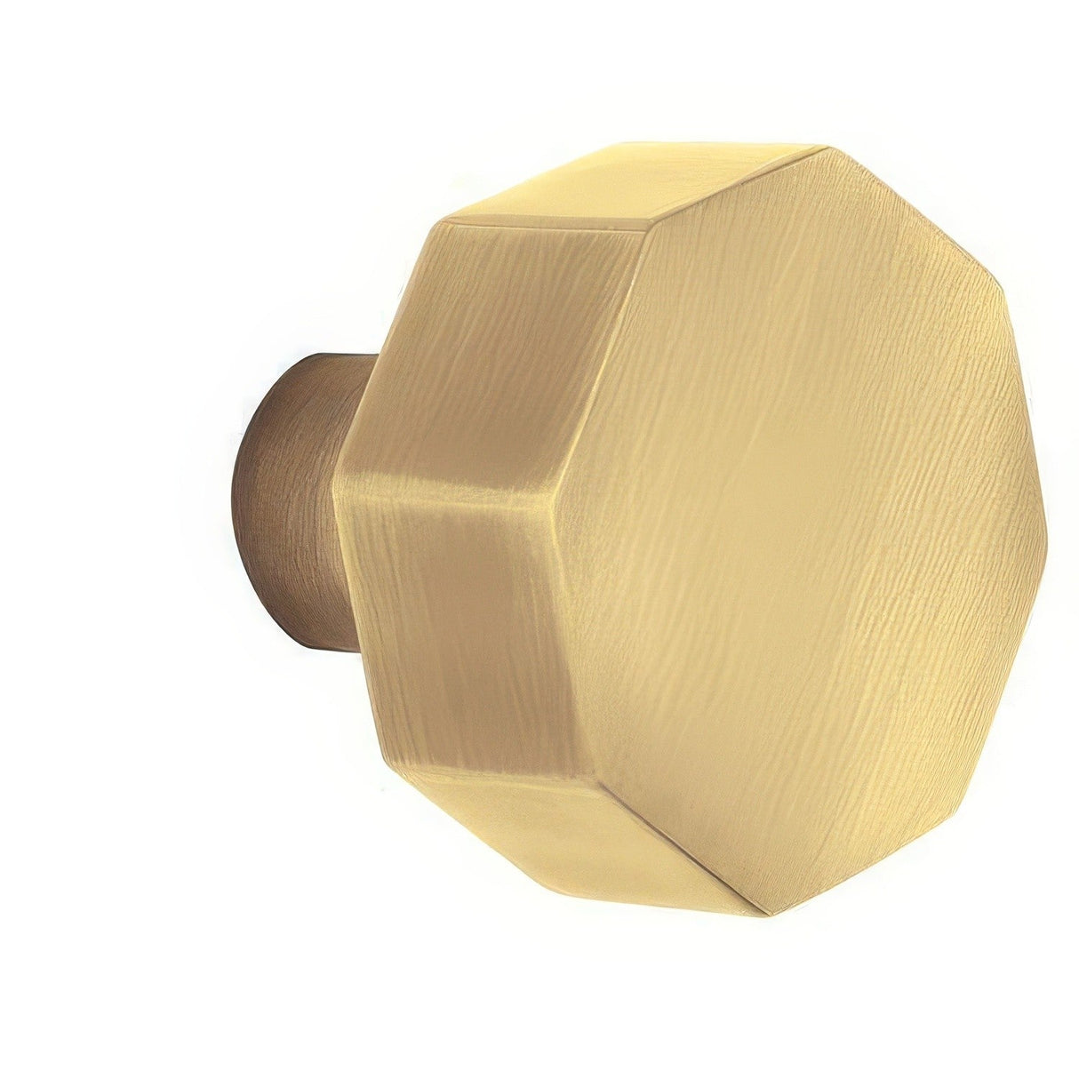 Baldwin 5073060IMR satin brass and brown dummy door knob