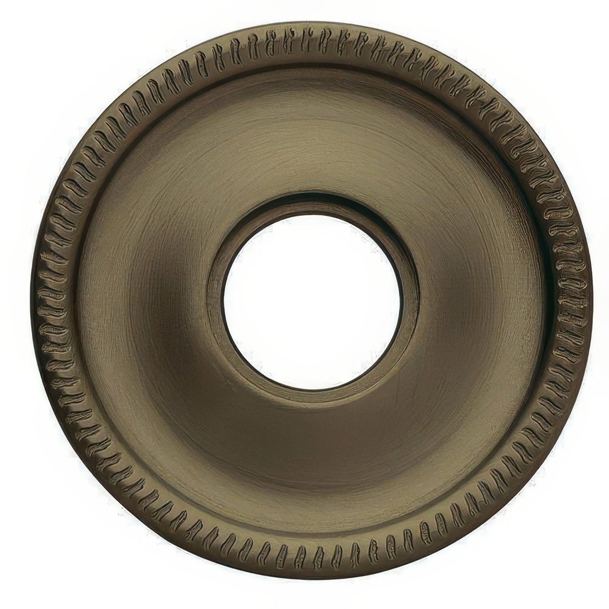 Baldwin 5076050 satin brass and black rosette