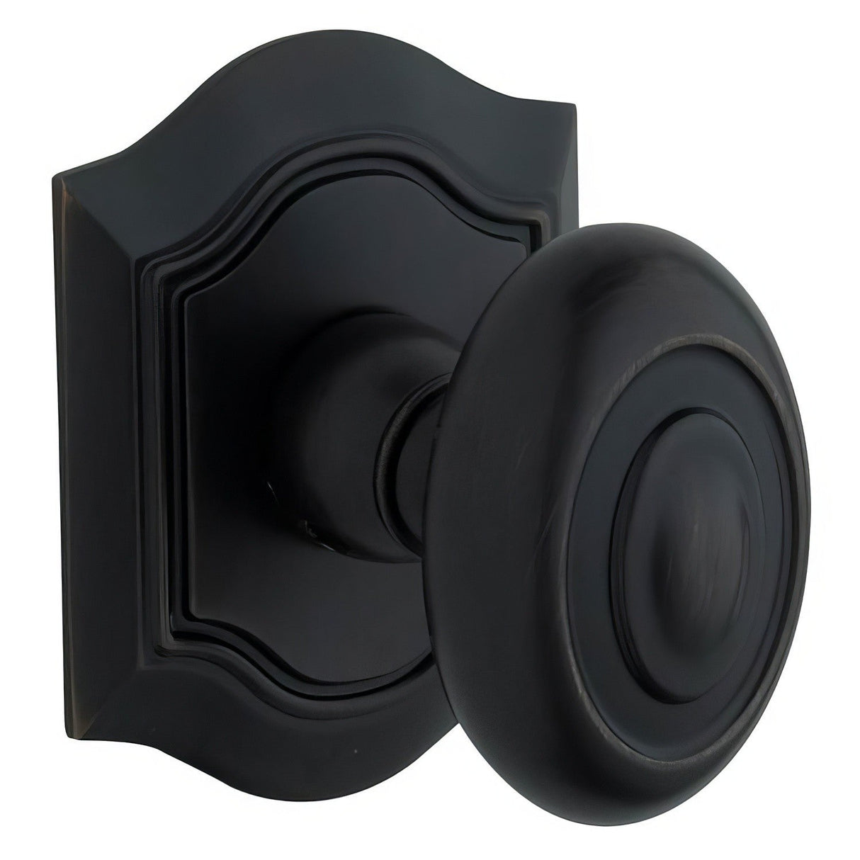 Baldwin 5077190MR satin black dummy door knob