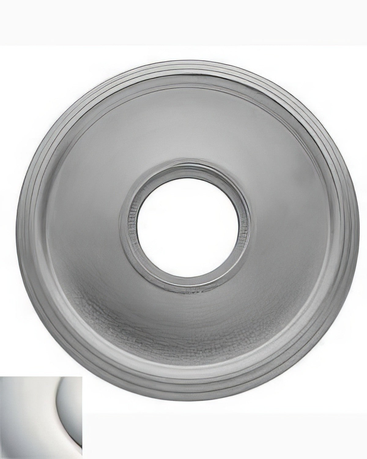 Baldwin 5078055I lifetime polished nickel rosette