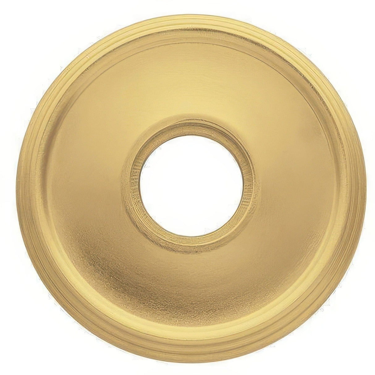 Baldwin 5078060 satin brass and brown rosette