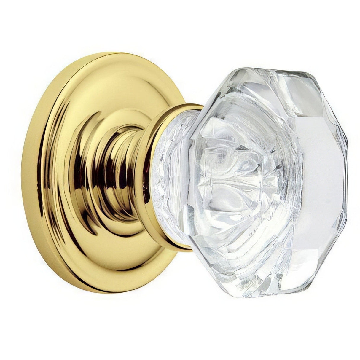 Baldwin 5080030IMR polished brass dummy door knob