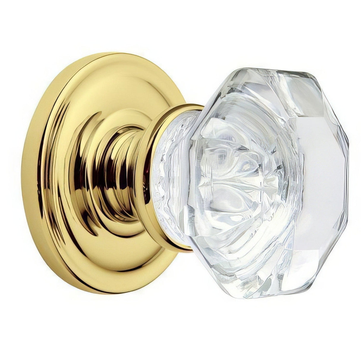 Baldwin 5080030PASS polished brass passage door knob