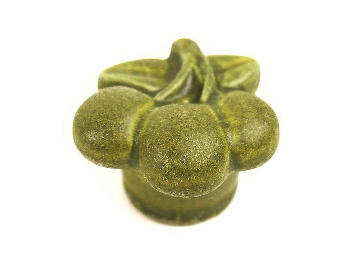 Century Hardware 50809-SG3 olive green cabinet knob