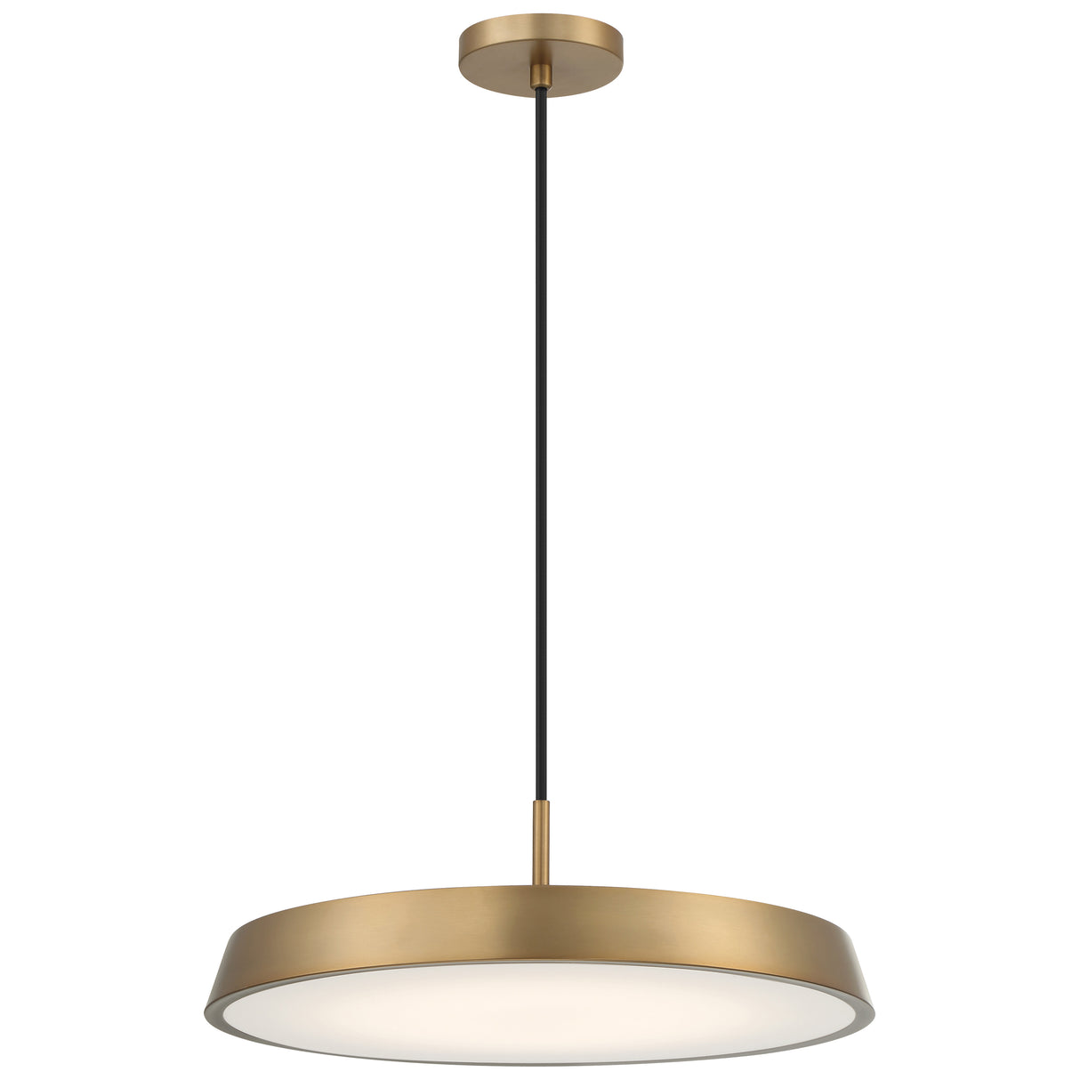 Access Lighting 50977LEDDCS-BG/WHT 3cct led pendant