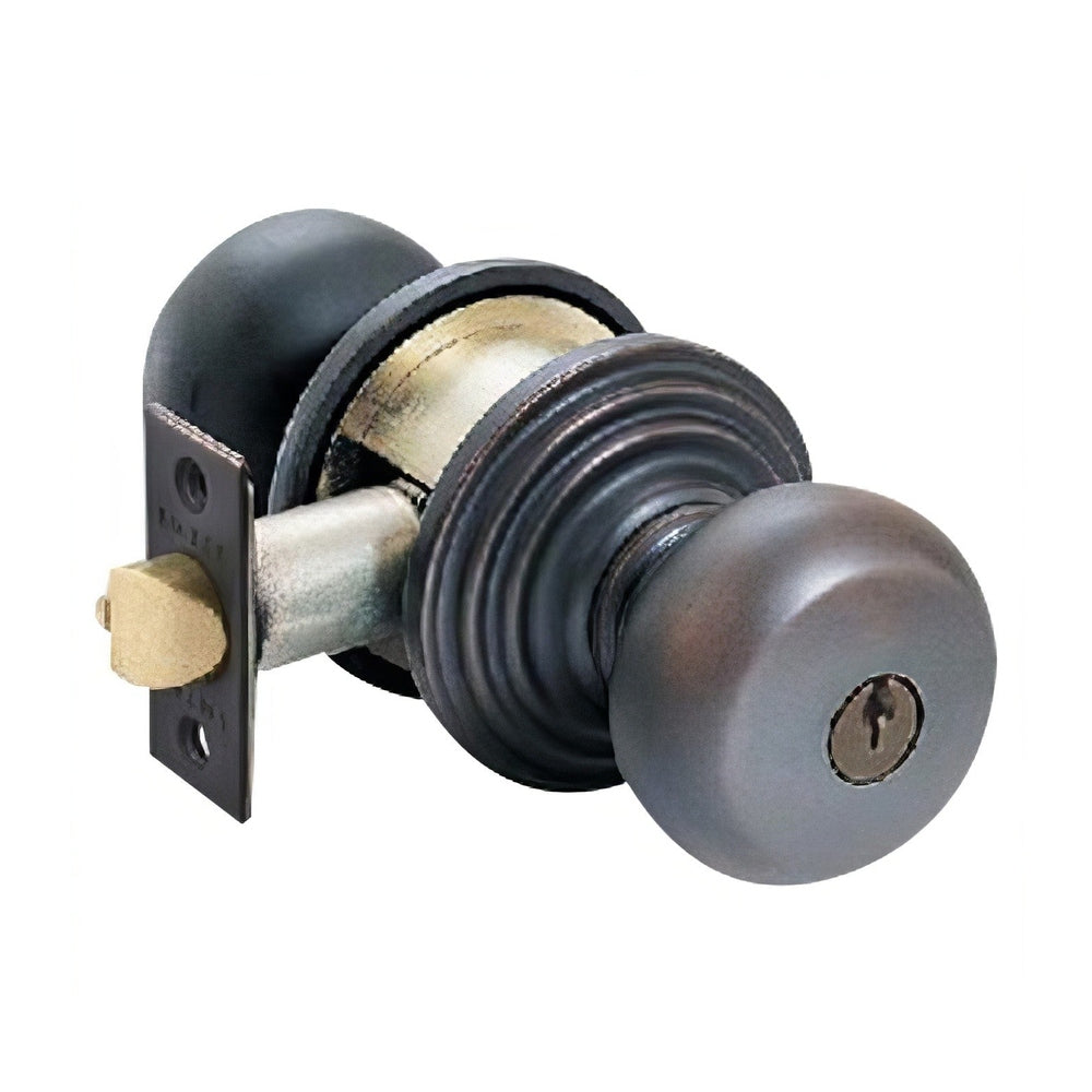 Emtek 5100WUS10B oil rubbed bronze keyed entry door knob