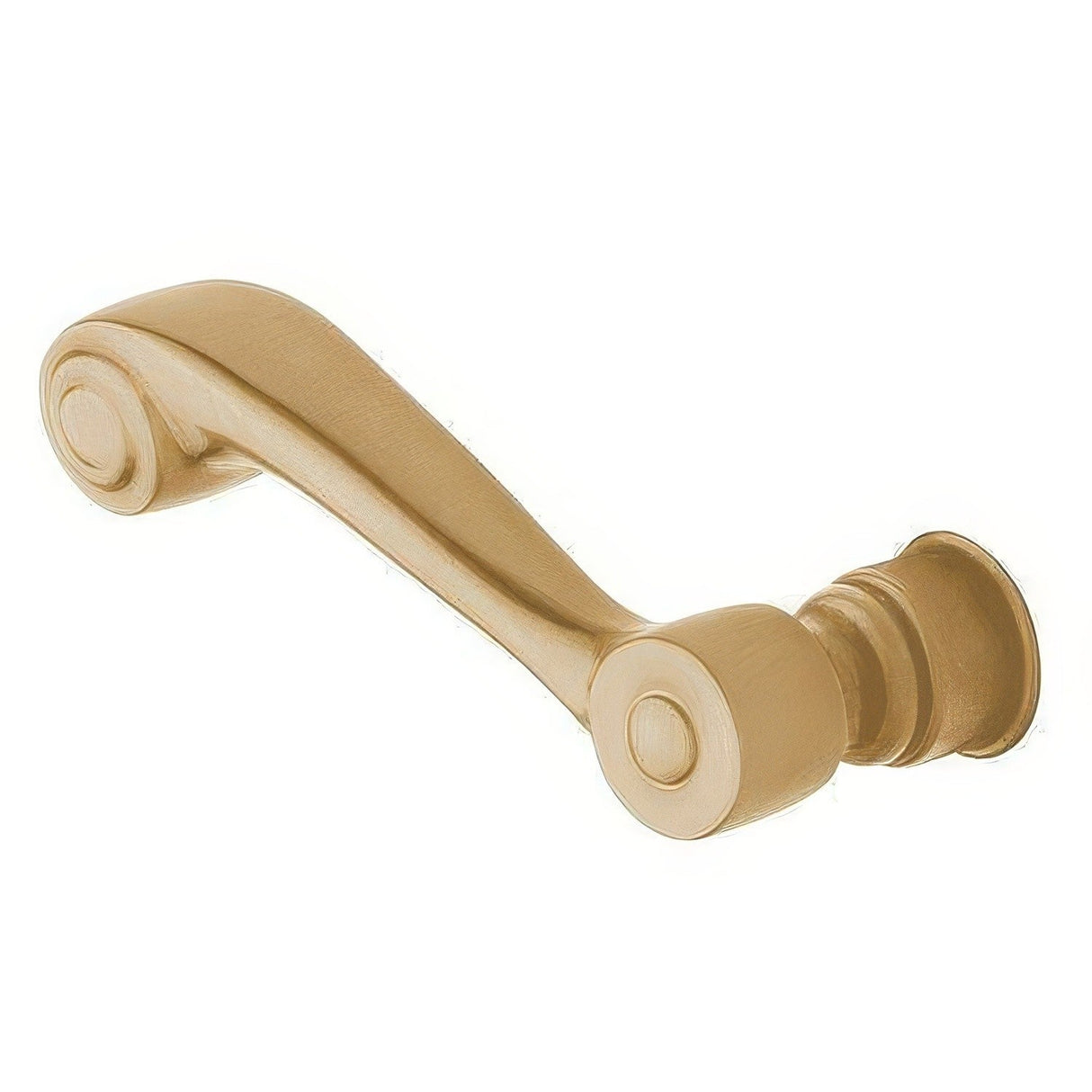 Baldwin 5103033LMR vintage brass dummy door lever