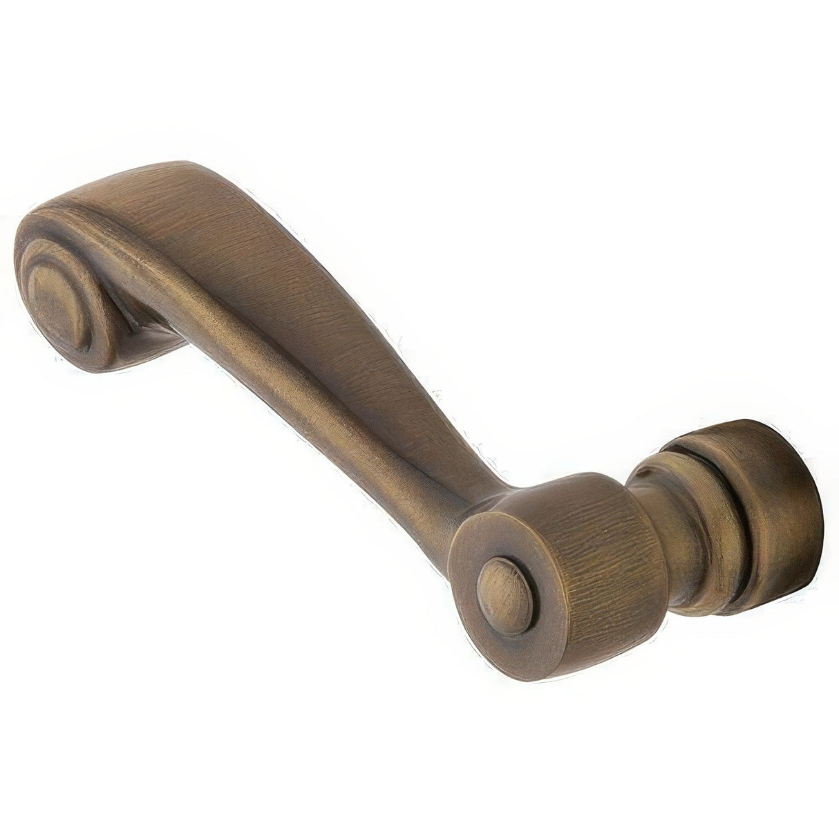 Baldwin 5103050LMR satin brass and black dummy door lever