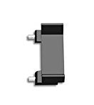 HES 5104-1-1/4 1-1/4" Stackable Lip Extension