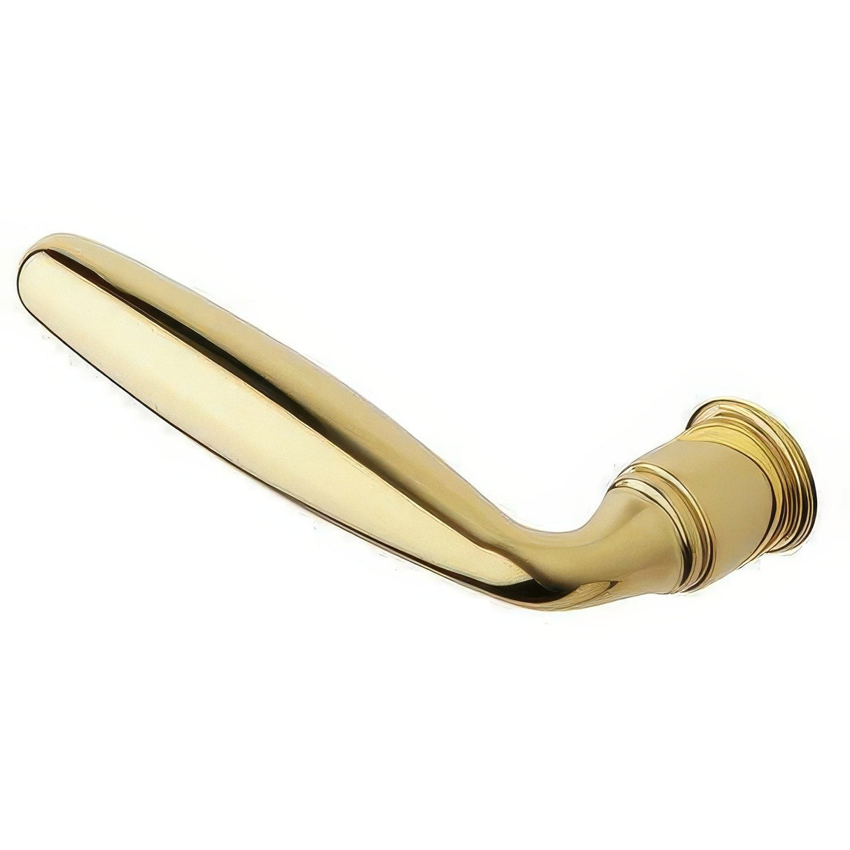 Baldwin 5106003LMR lifetime polished brass dummy door lever