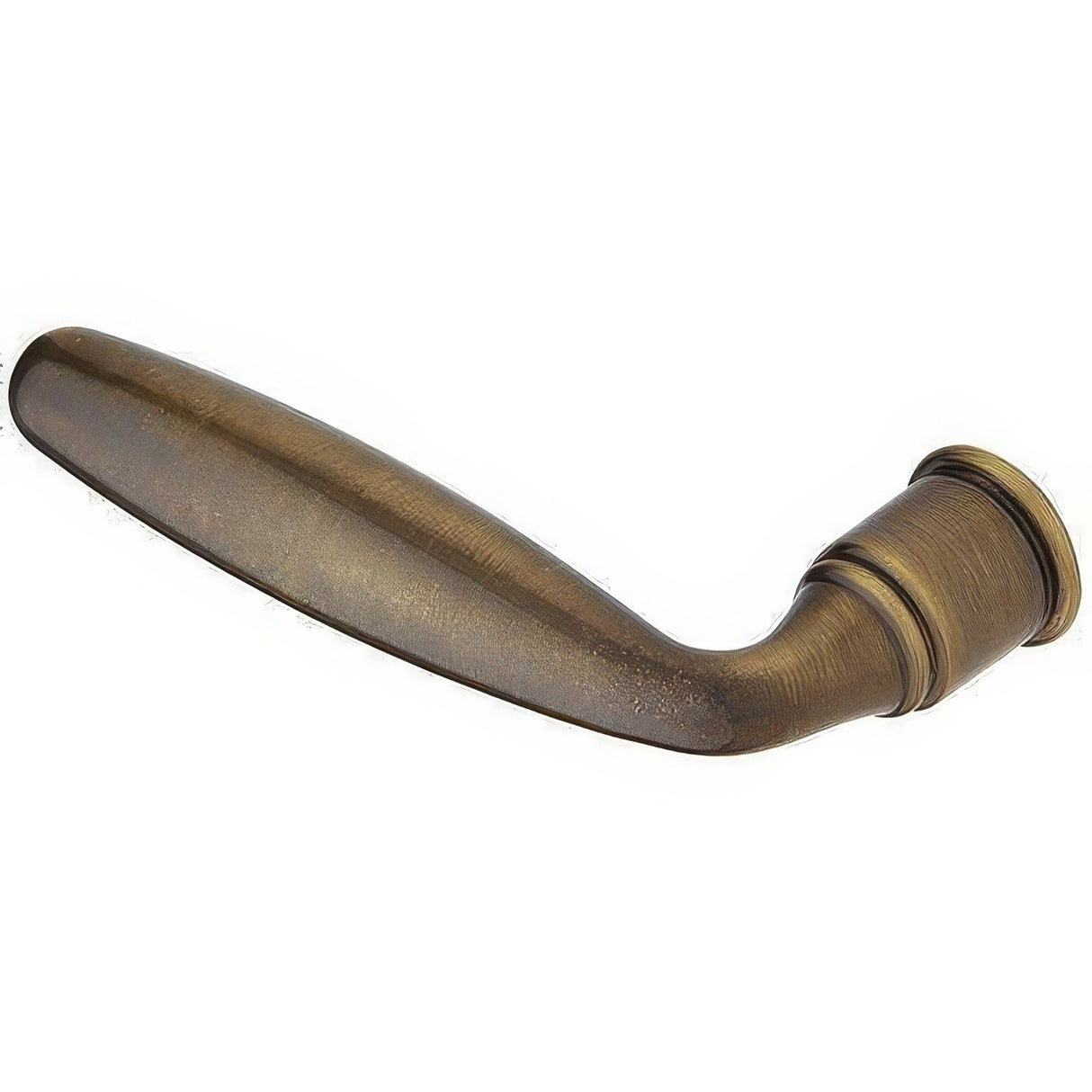 Baldwin 5106050LMR satin brass and black dummy door lever
