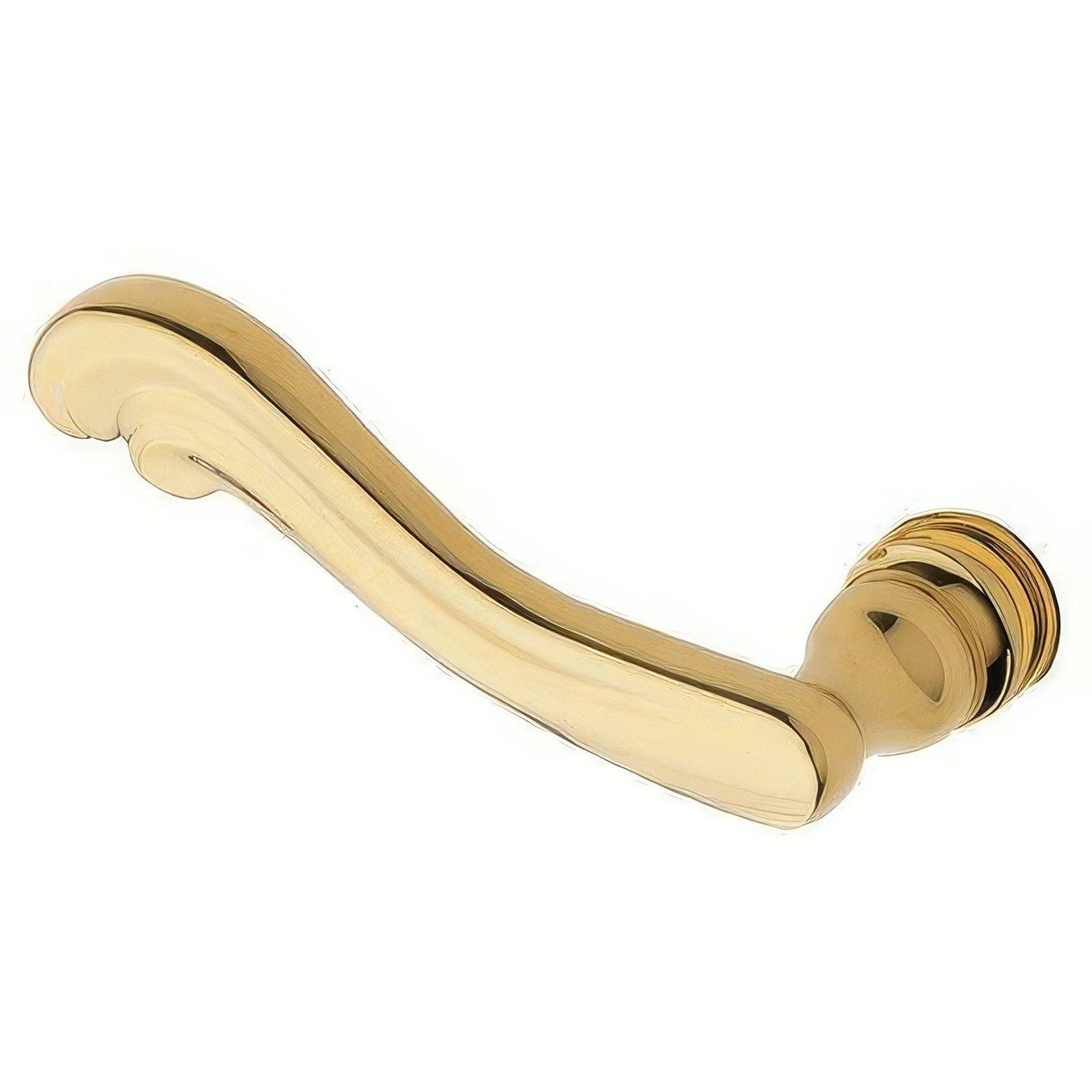 Baldwin 5108003LMR lifetime polished brass dummy door lever