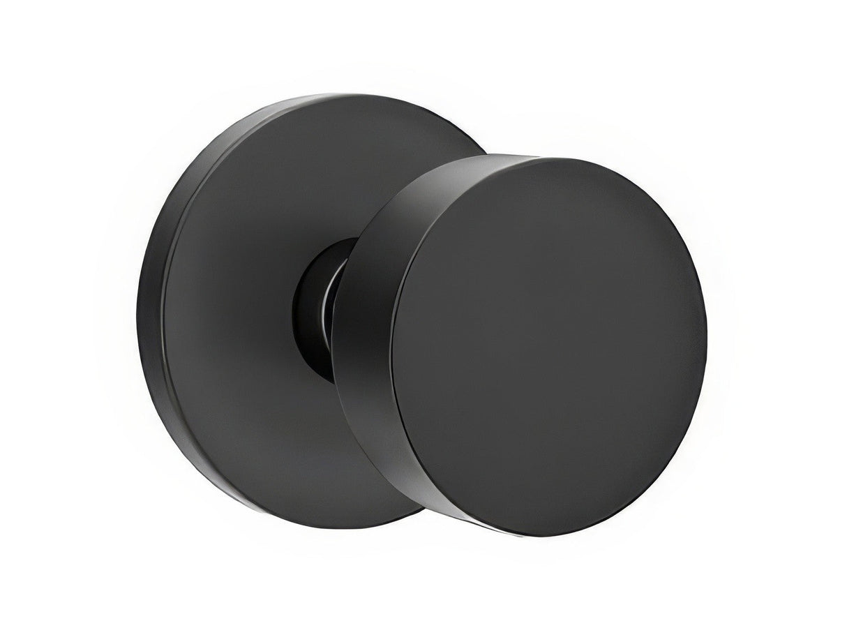 Emtek 5109ROUUS19 flat black passage door knob