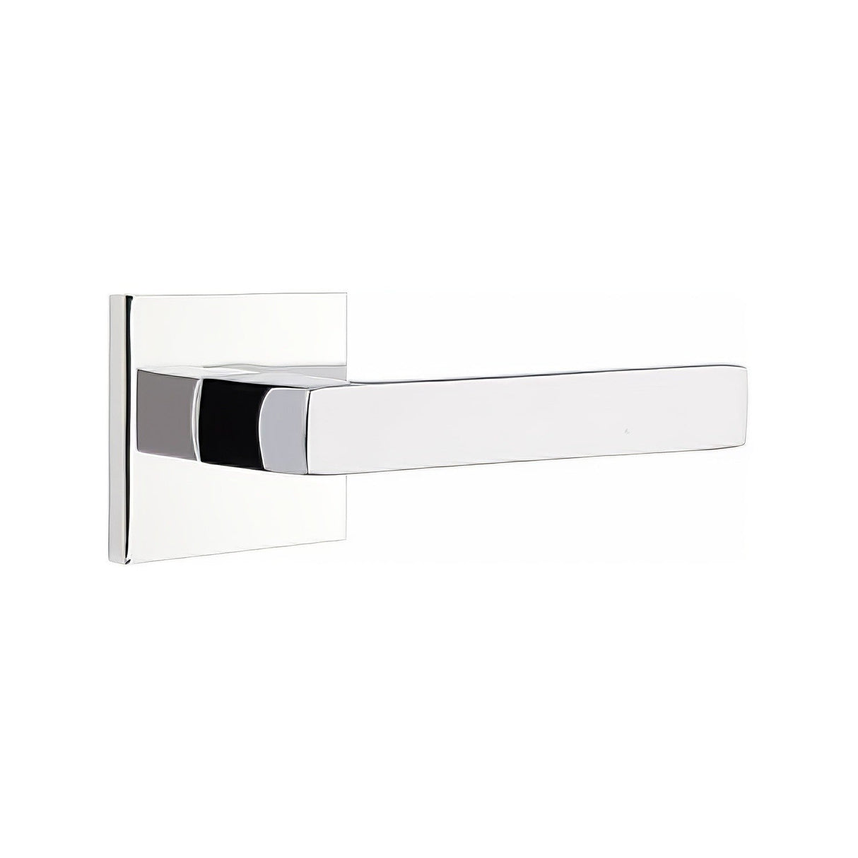 Emtek 5110DTUS26RH polished chrome passage door lever