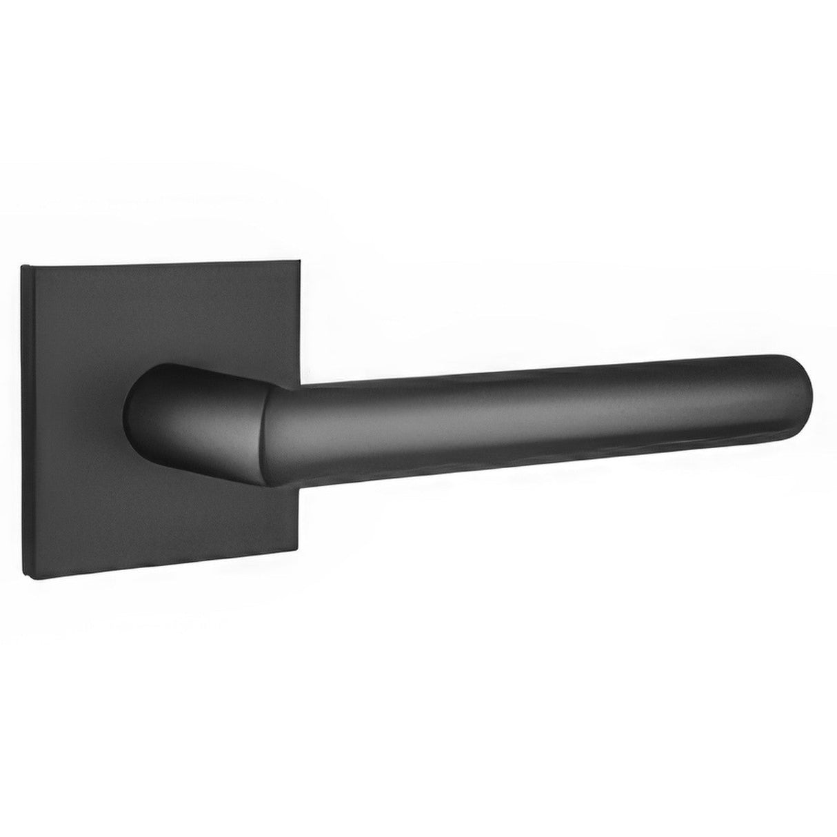 Emtek 5110STUUS19RH flat black passage door lever