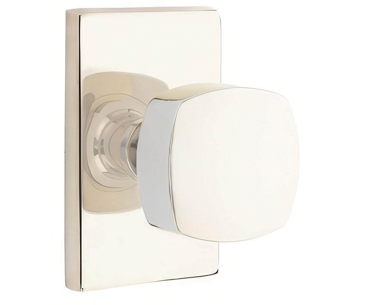 Emtek 5112FRKUS14 polished nickel lifetime passage door knob