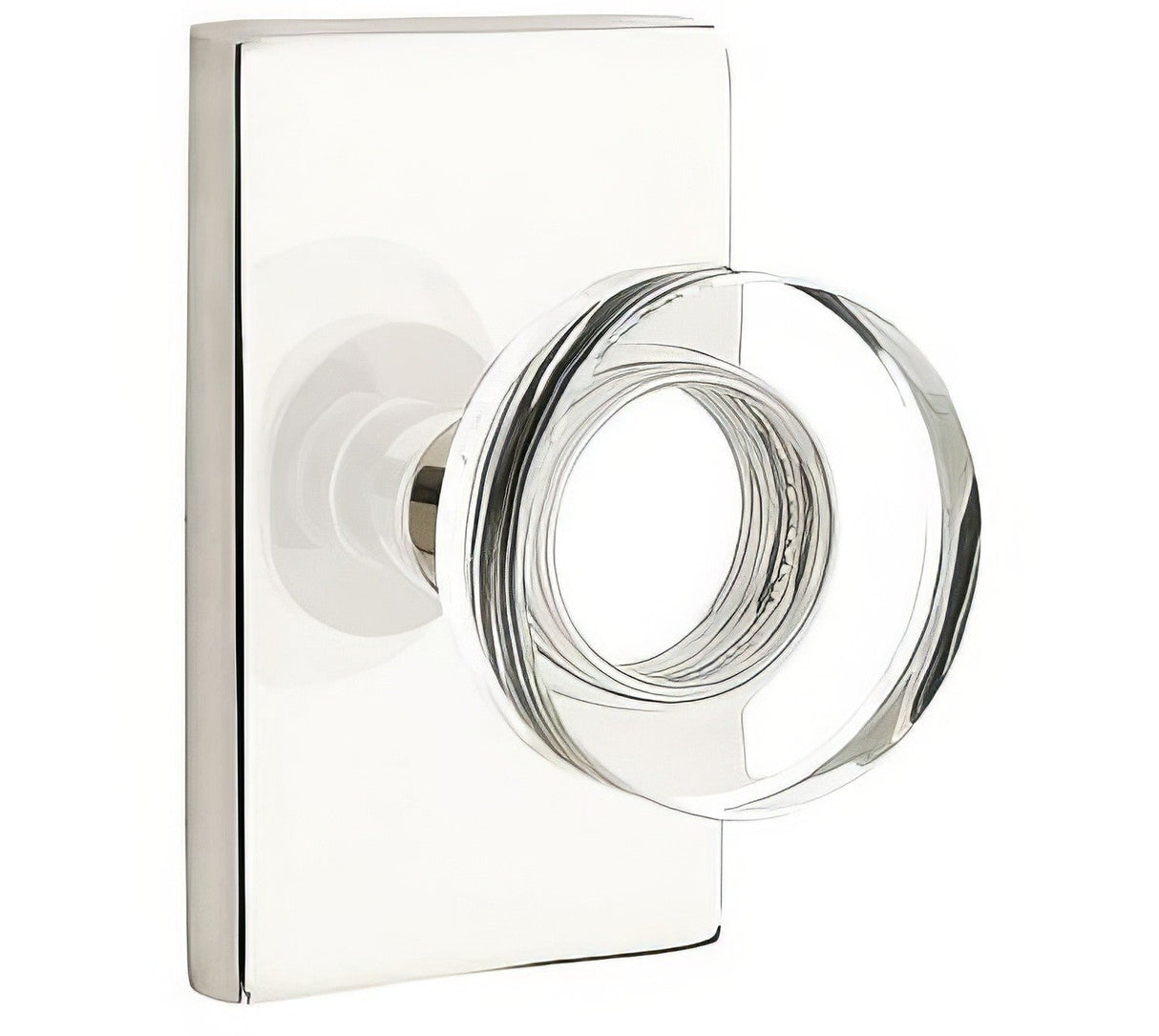 Emtek 5112MDCUS14 polished nickel lifetime passage door knob