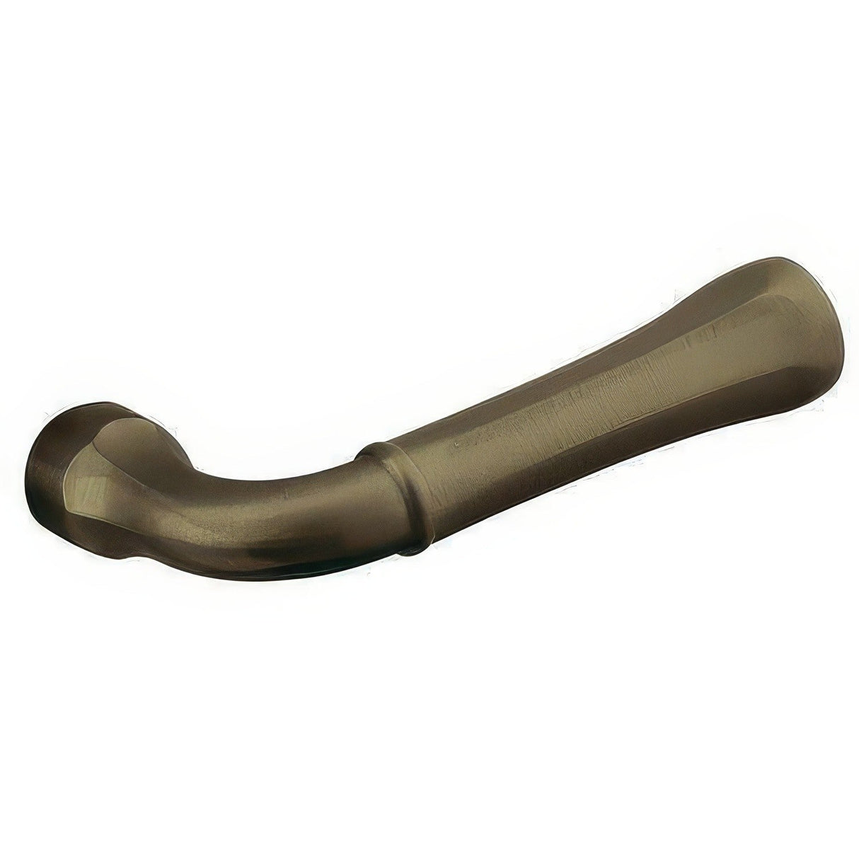 Baldwin 5113050MR satin brass and black dummy door lever