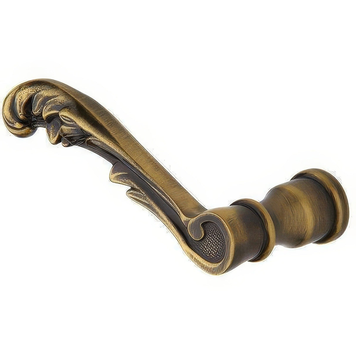 Baldwin 5121050LMR satin brass and black dummy door lever