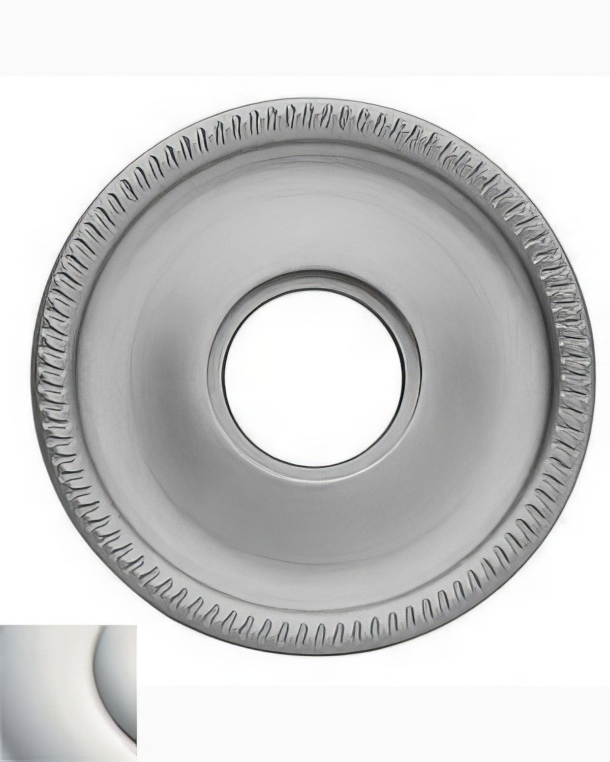Baldwin 5129055I lifetime polished nickel rosette