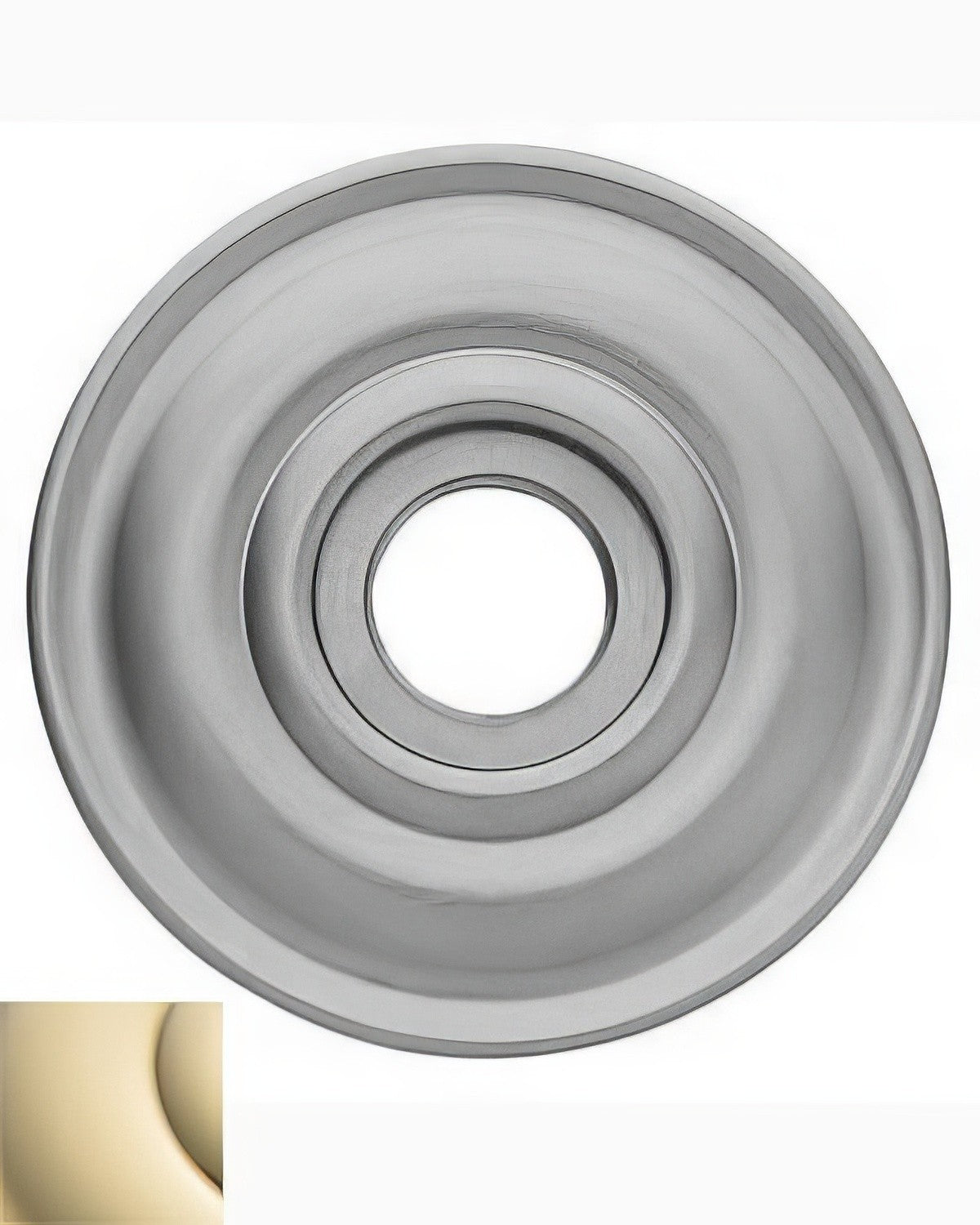 Baldwin 5148003 lifetime polished brass rosette