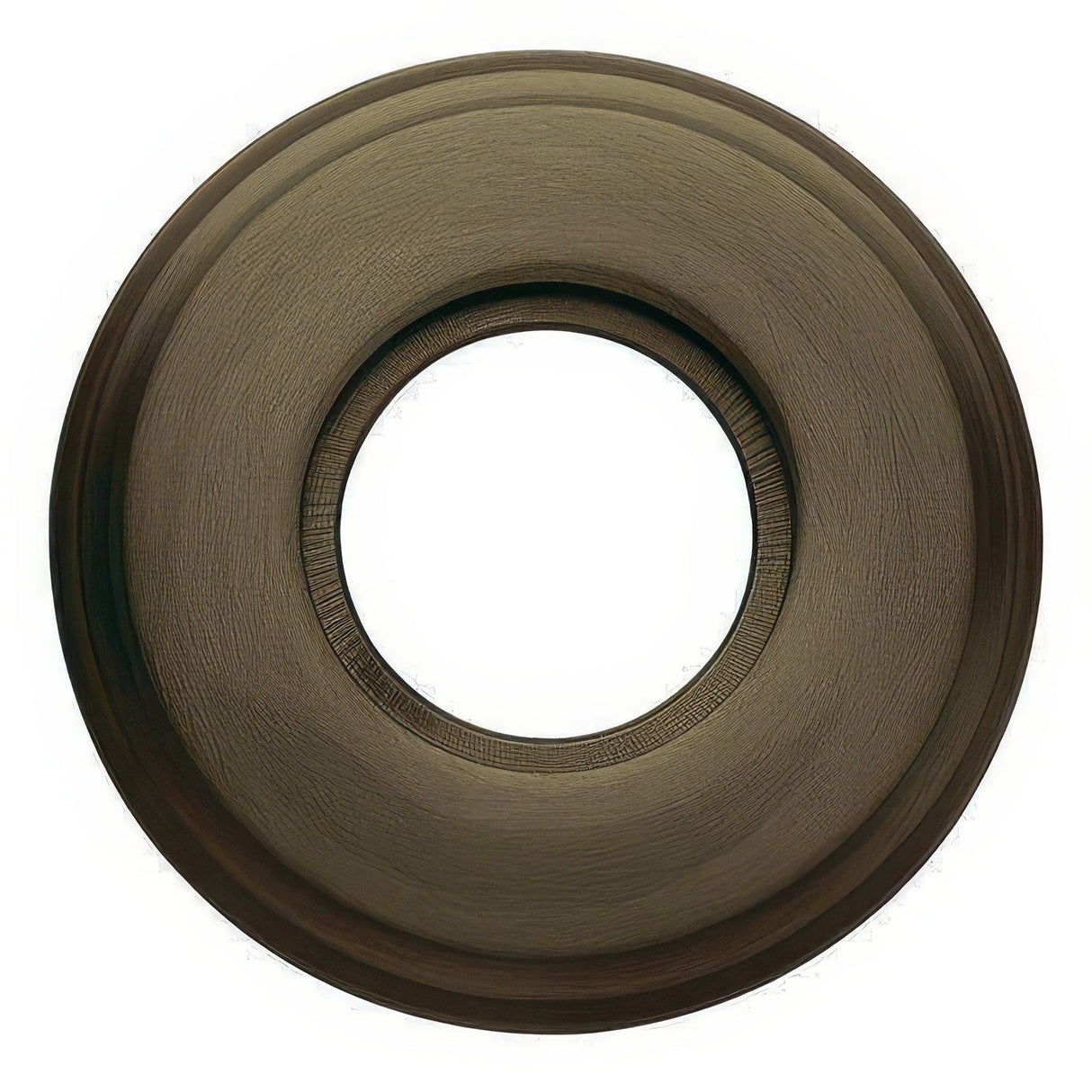 Baldwin 5155050 satin brass and black rosette